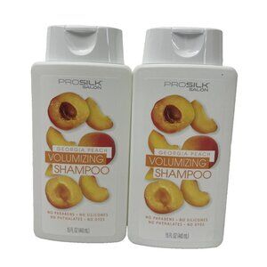 2 pack PRO SILK Salon GEORGIA PEACH VOLUMIZING SHAMPOO 15oz